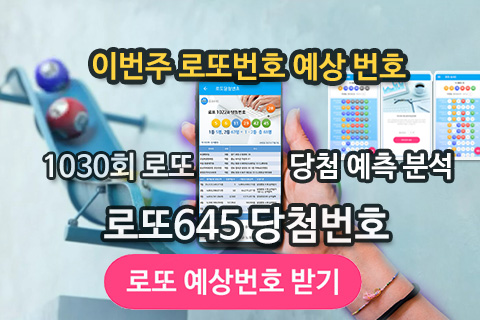 로또 당첨번호 당첨지역 예상번호 확인