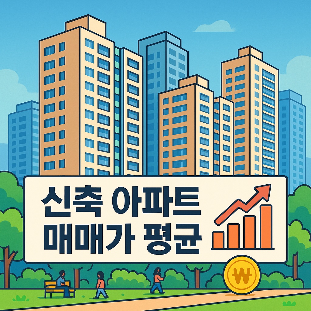 2025년 신축아파트 매매가 평균