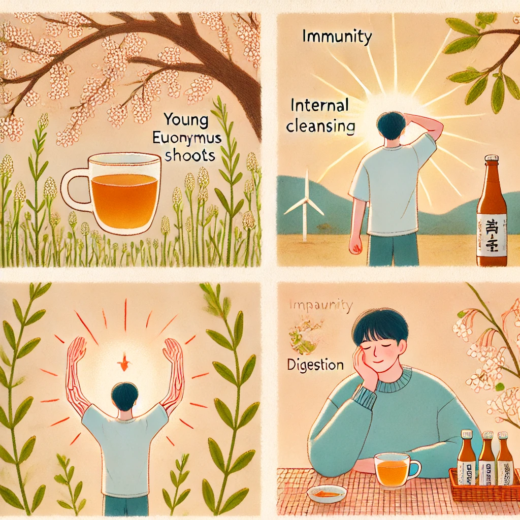 화살나무순(홑잎나물) 효능 양념 무침 만들기 요리 레시피 관련 사진