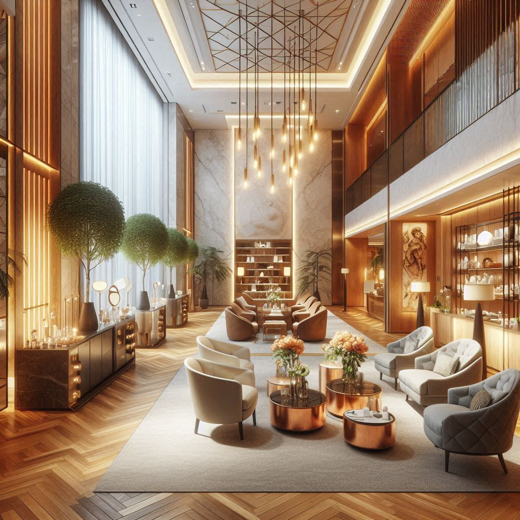 피부,체형관리 샵 배경