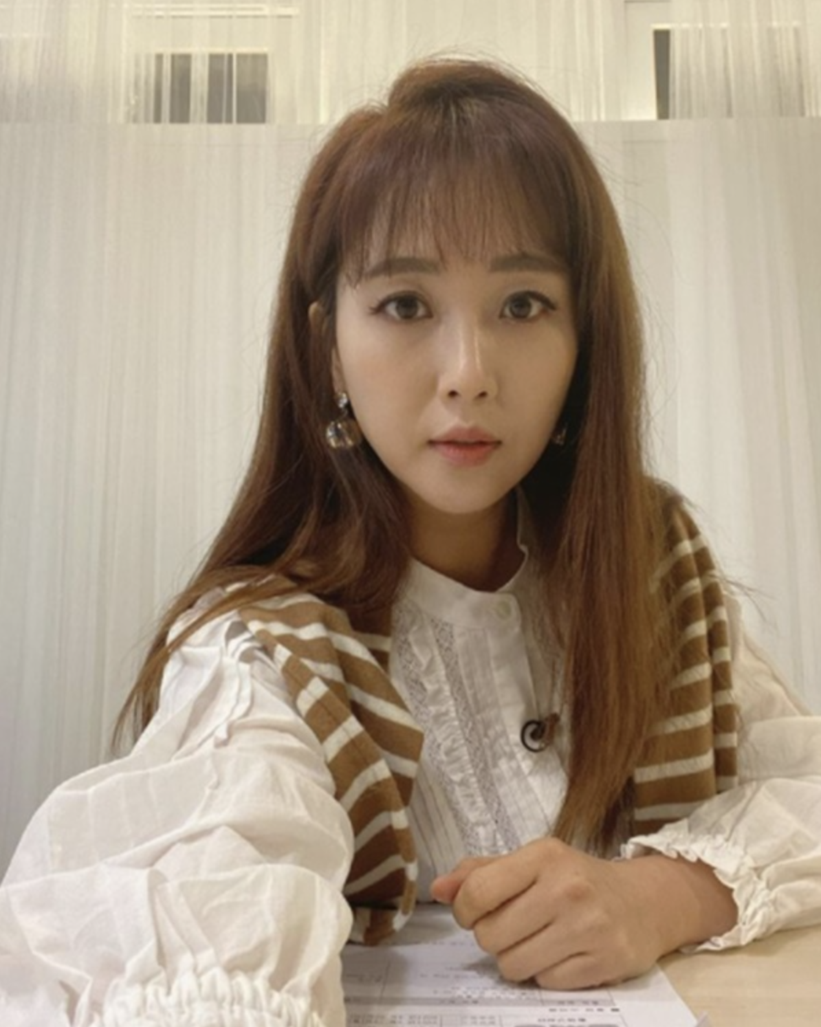 조향기 셀카 외모