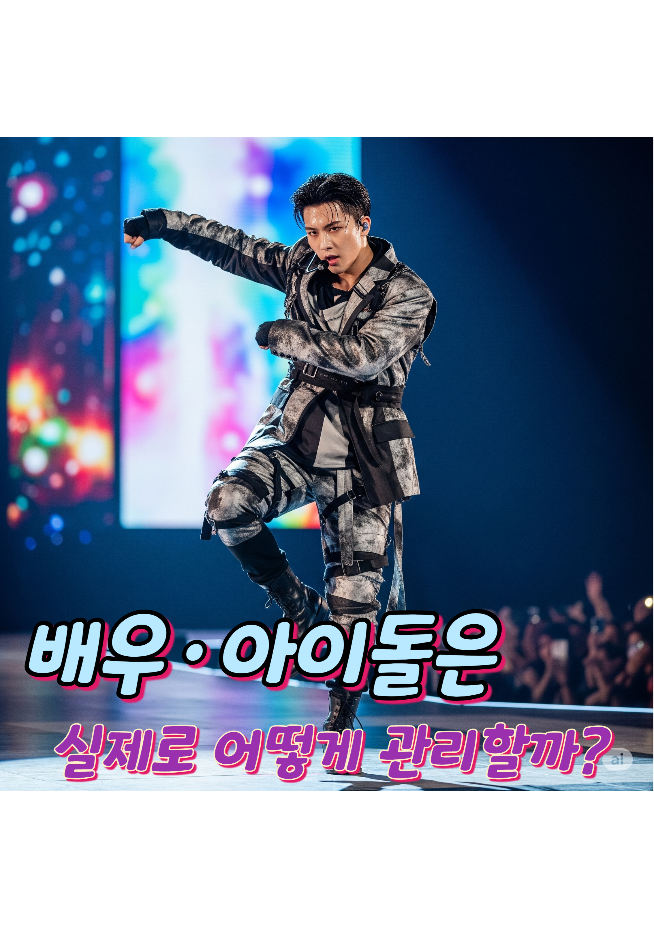 1.배우&middot;아이돌은 실제로 어떻게 관리할까?