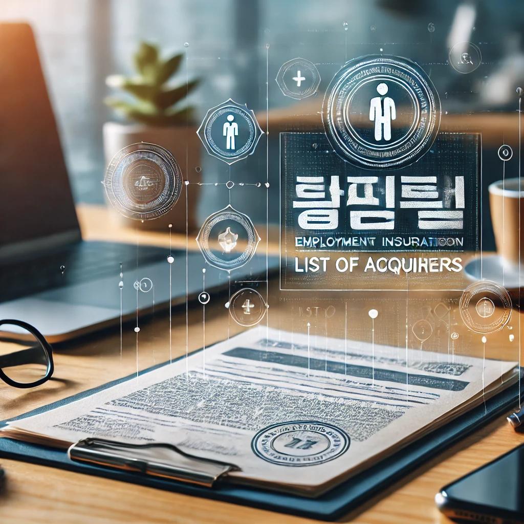 고용보험 취득자 명부