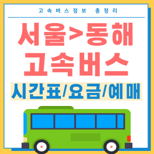 서울에서 동해 고속버스 썸네일