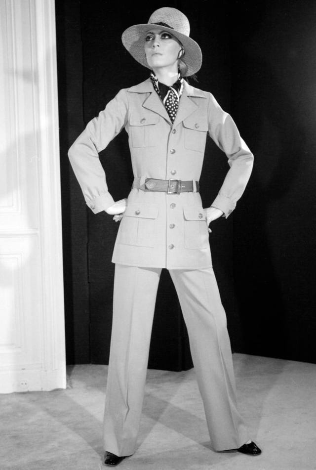 Yves Saint Laurent 사파리 재킷