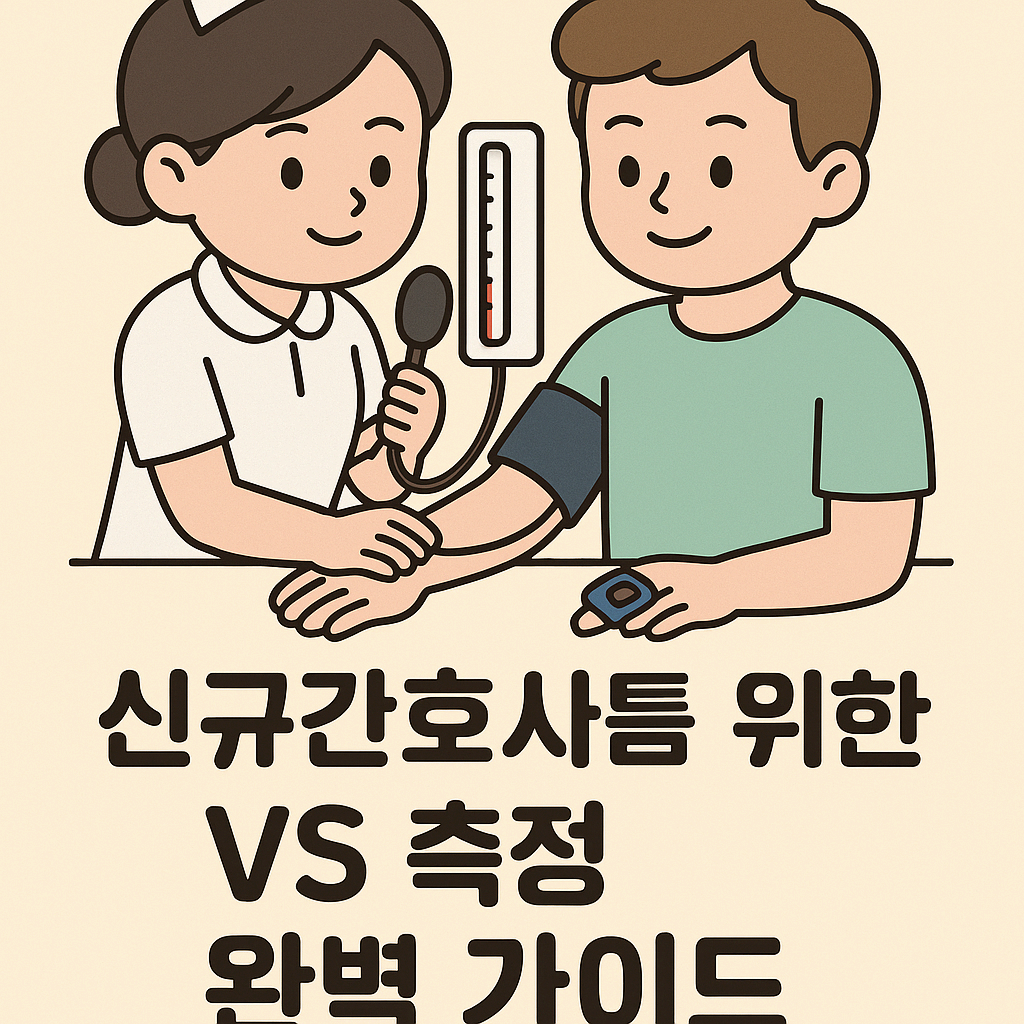 신규간호사를 위한 기본 활력징후(VS) 측정 완벽 가이드