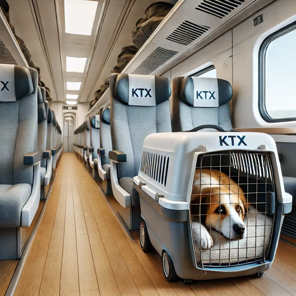 KTX 기차 애견동반&amp;#44; 강아지와 함께 편안하게 여행하는 방법