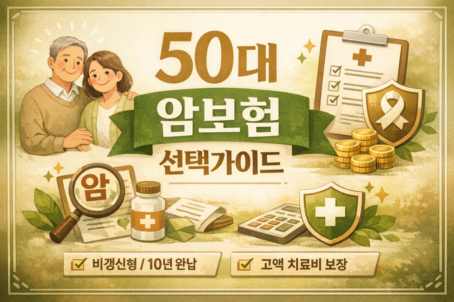 50대 암보험 핵심 포인트