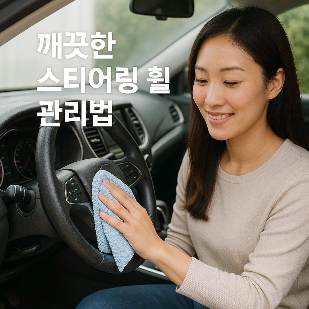 스티어링 휠 청소 및 관리 가이드