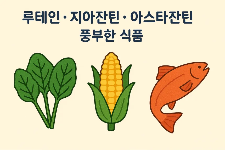 루테인 지아잔틴 아스타잔틴 효능