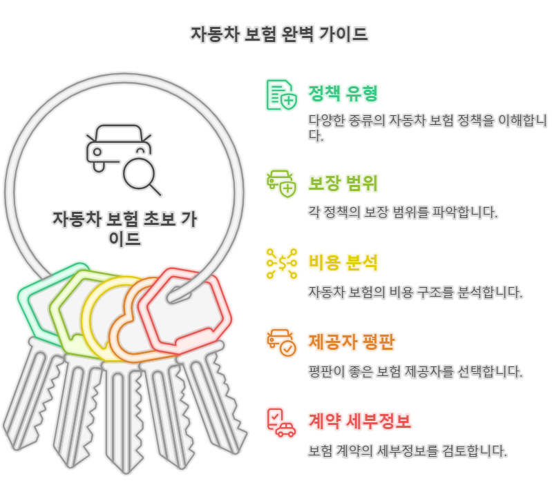 자동차 보험 초보 가이드: 가입 전에 꼭 알아야 할 5가지!