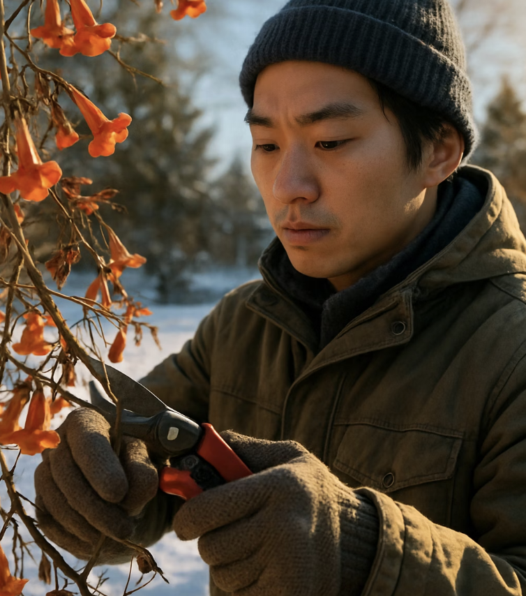 폭발적인 꽃을 위한 약속, '가지치기'