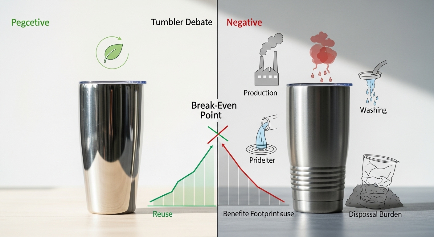 텀블러 사용, 세균 문제만 없다면 100%친환경일까