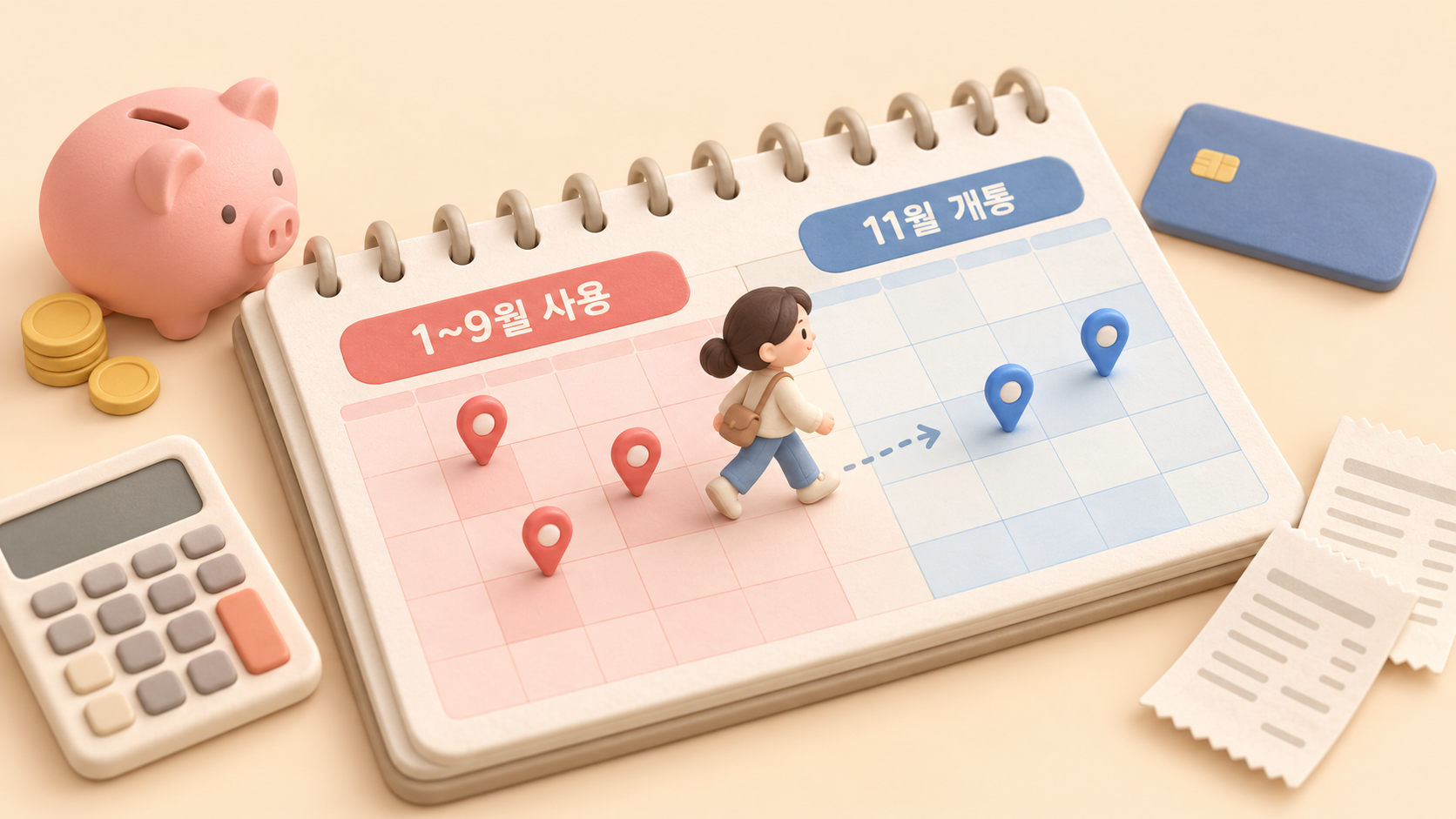미리보기가 열리는 시점 달력