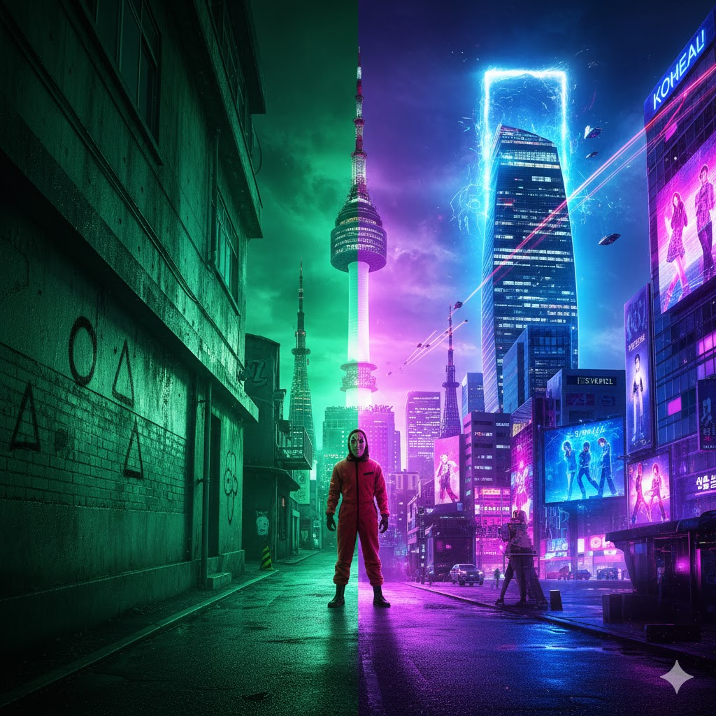 오징어 게임 &amp; 케이팝 데몬 헌터스