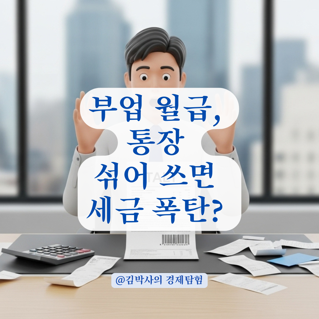 주의! 직장인 부업 사업자 등록 시 계좌 이체 내역이 세금 폭탄이 되지 않는 법!