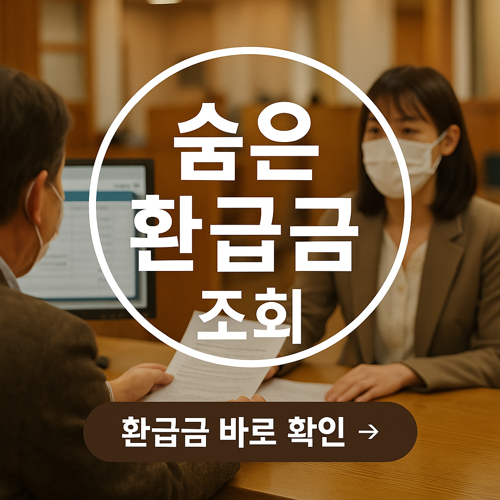 숨은 환급금 조회