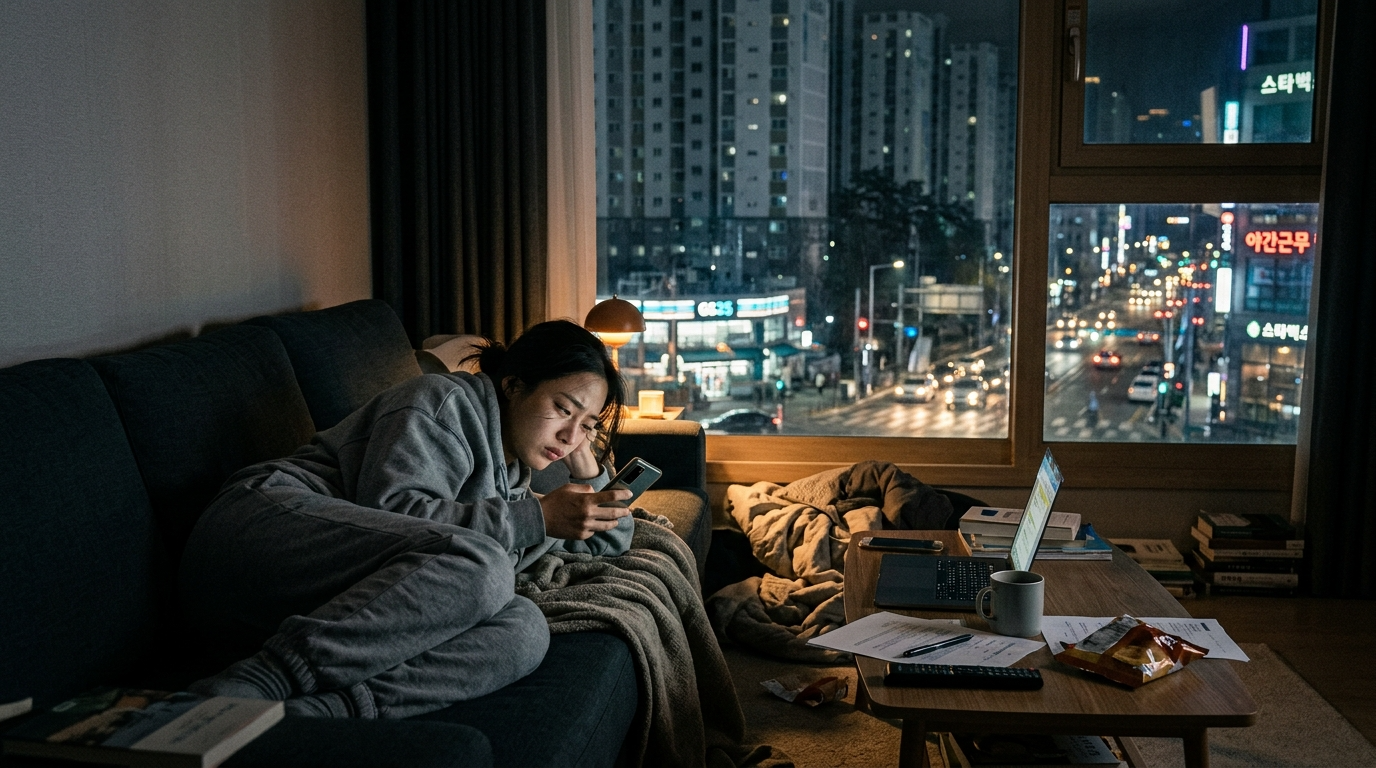 도시에서는 쉬어도 쉽게 피로가 풀리지 않는 경우가 많음