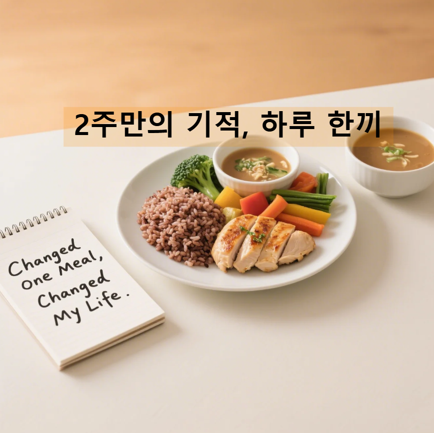 하루 한끼 식단 바꾸기