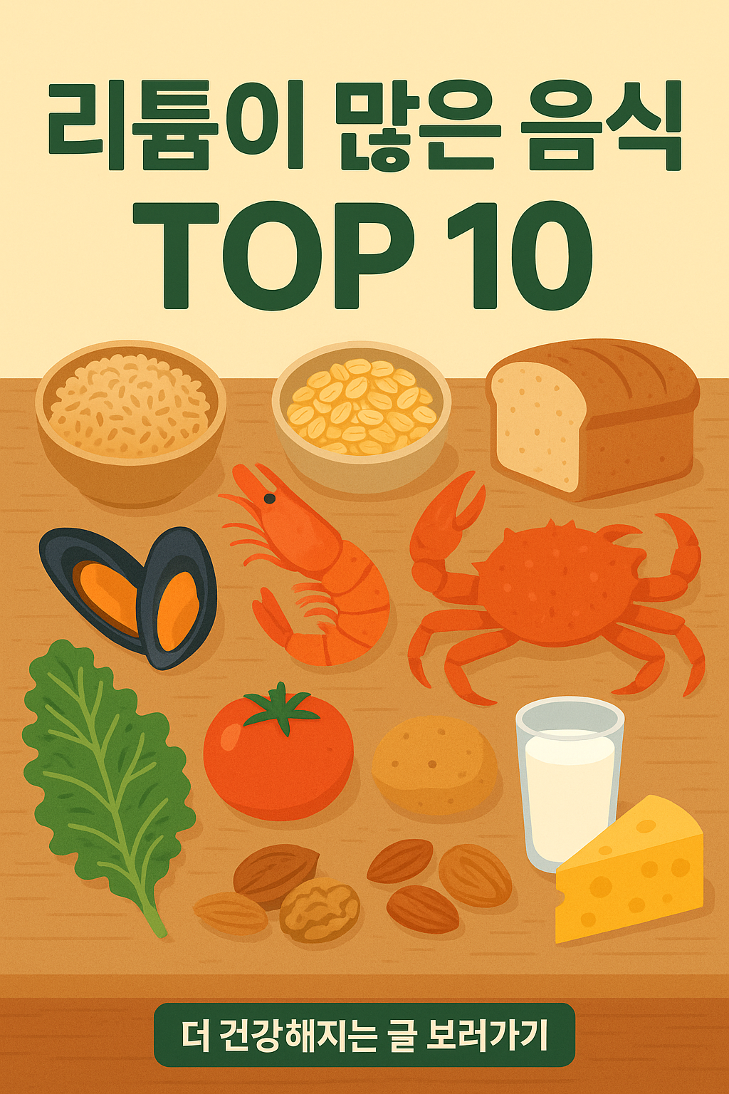 리튬이 많은 음식 TOP 10: 매일 섭취해도 괜찮은 식품은?