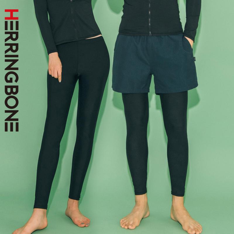 헤링본 남자여자 워터레깅스 팬츠 보드숏 래쉬가드하의 AC503