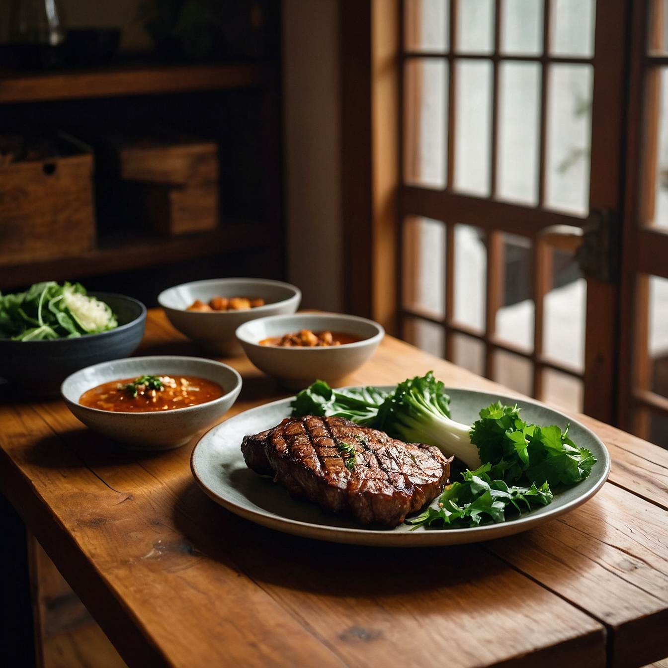 고기-먹을-때-깻잎과-마늘