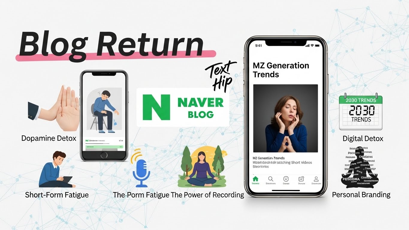 쇼츠는 이제 그만? MZ세대가 다시 블로그로 돌아와 기록을 남기는 진짜 이유