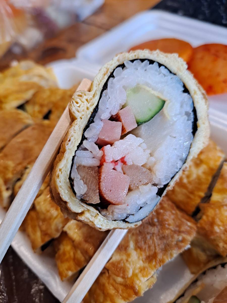 오목골 계란말이김밥 비주얼