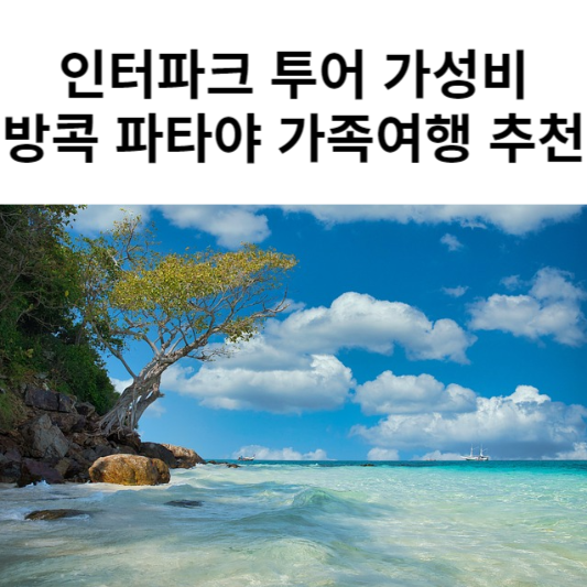 인터파크 투어 방콕 파타야 가족여행
