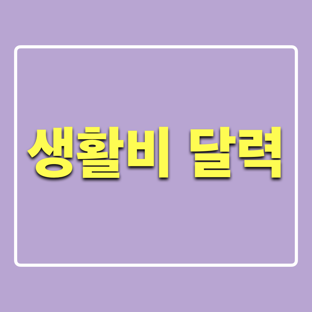 생활비달력