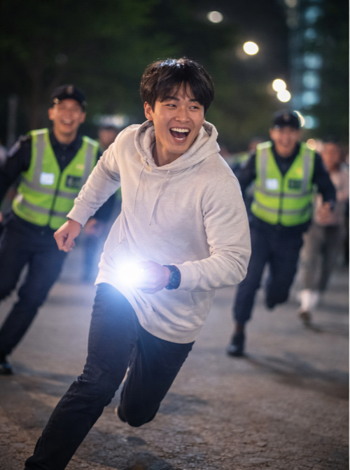 ChatGPT로 제작한 경찰과도둑 이미지