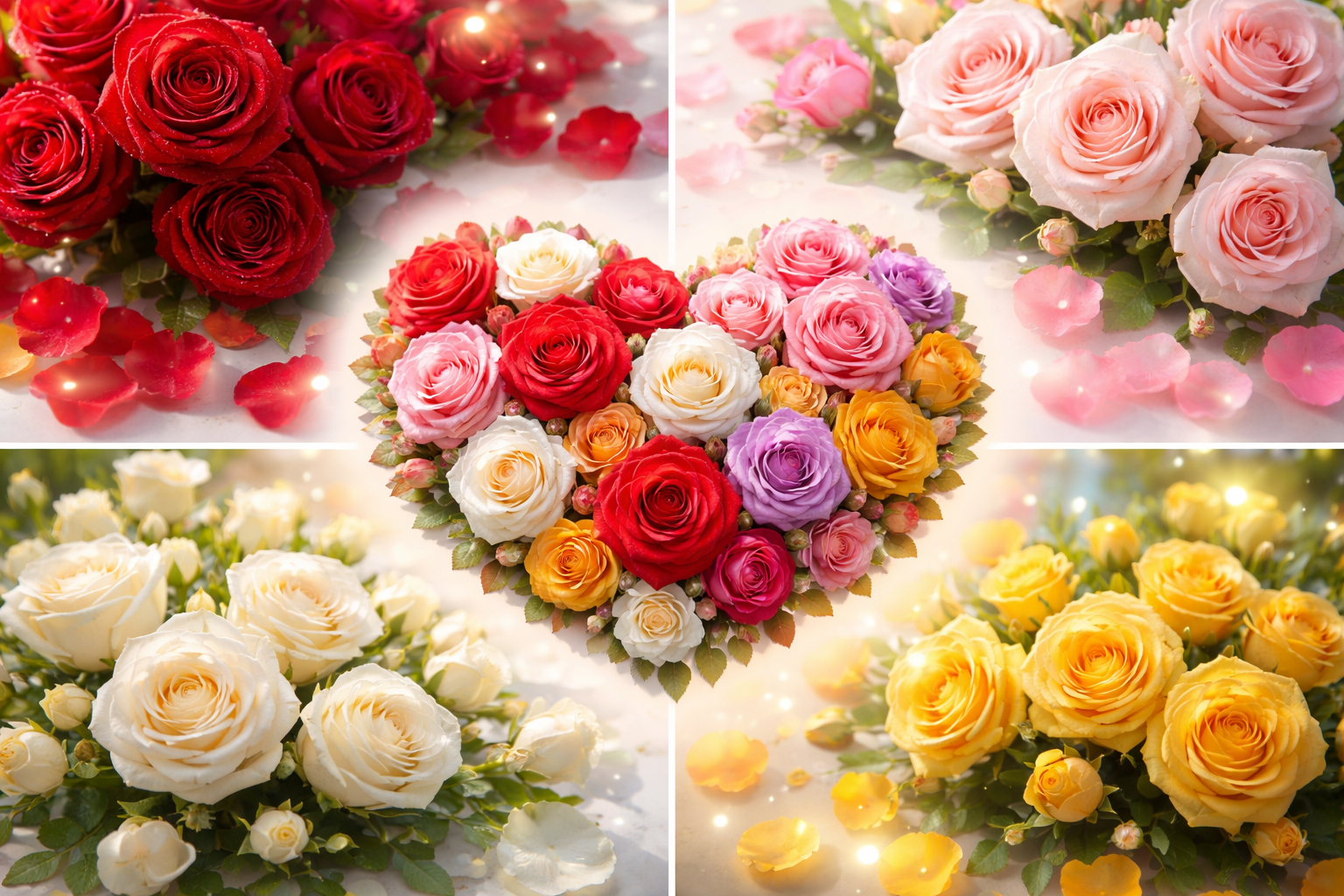 장미의 색깔별 사랑의 의미