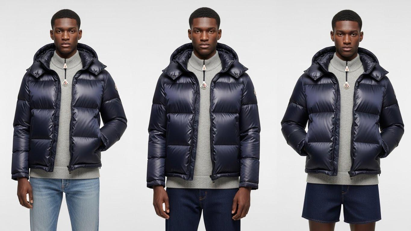 몽클레어 숏패딩 남성