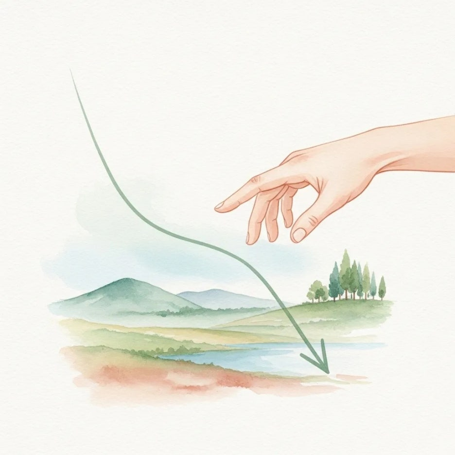 온실가스 감축 목표를 향해 나아가는 모습