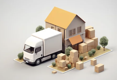 용달이사하는 모습