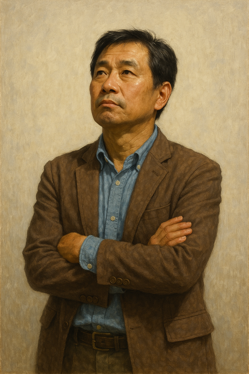 시123:4 말씀을 통해 게으르고 자부심이 강한 자들로부터 업신여김을 당하는 상황 속에서도 그러한 상황에 매몰되어 살아가는 것이 아니라 오직 저를 지금까지 지켜주시고 인도해 주셨던 주님을 바라봄으로 그 안에서 살아가는 건전한 자아상을 가진 자를 그려보았습니다.