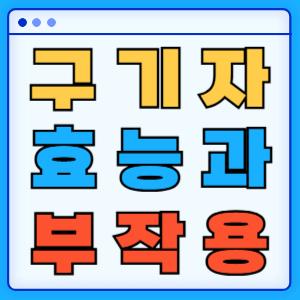 구기자 효능과 부작용