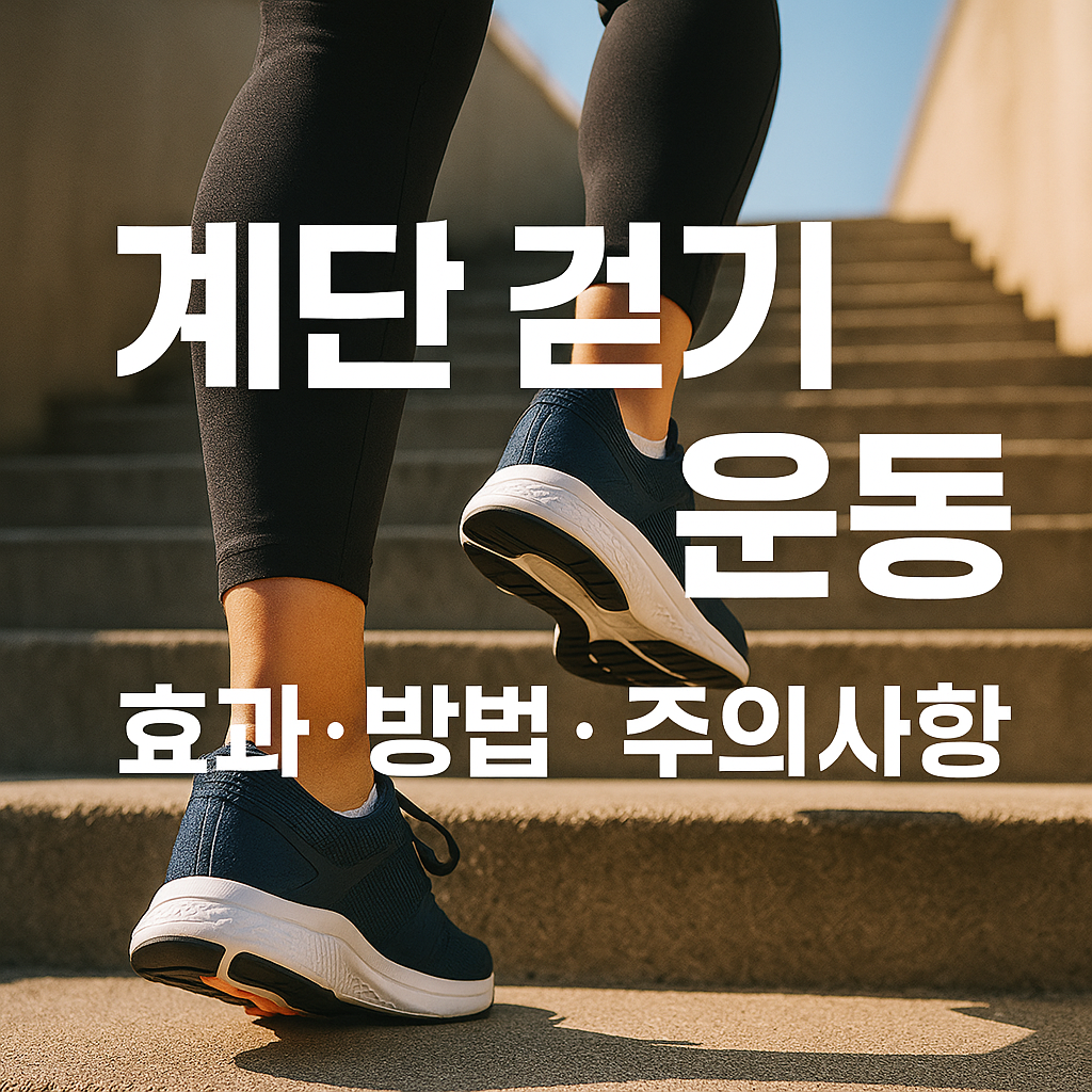 “계단 걷기 운동으로 체지방 감량과 하체 근력 강화 – 초보를 위한 안전한 시작 가이드”
