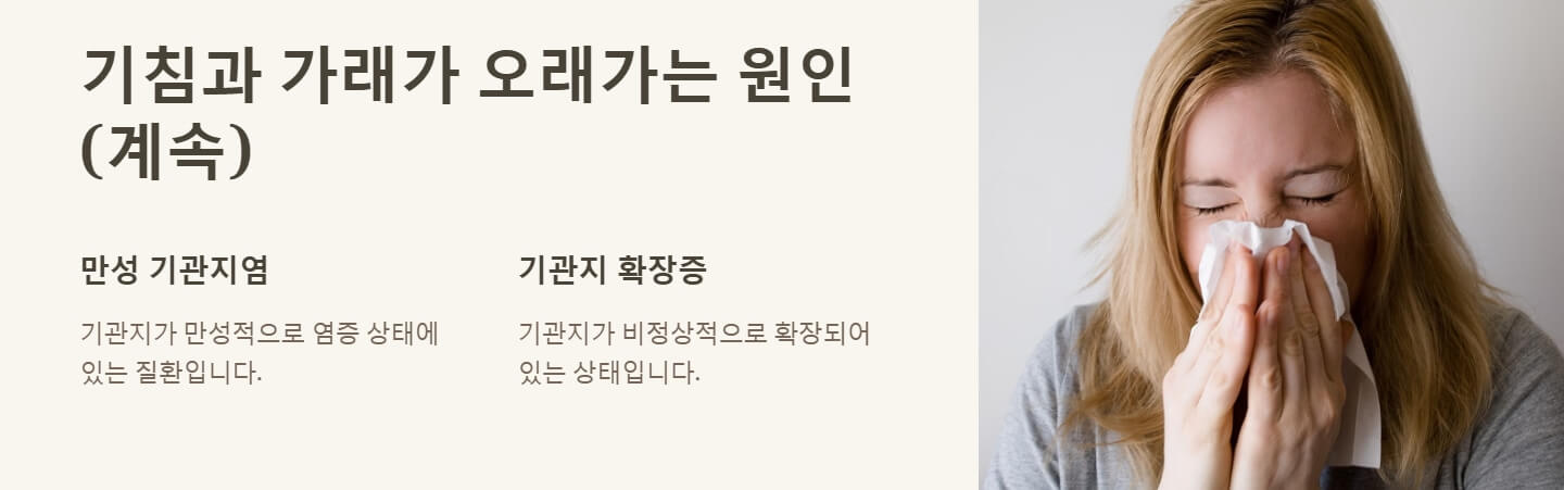 기침 가래 오래가는 이유