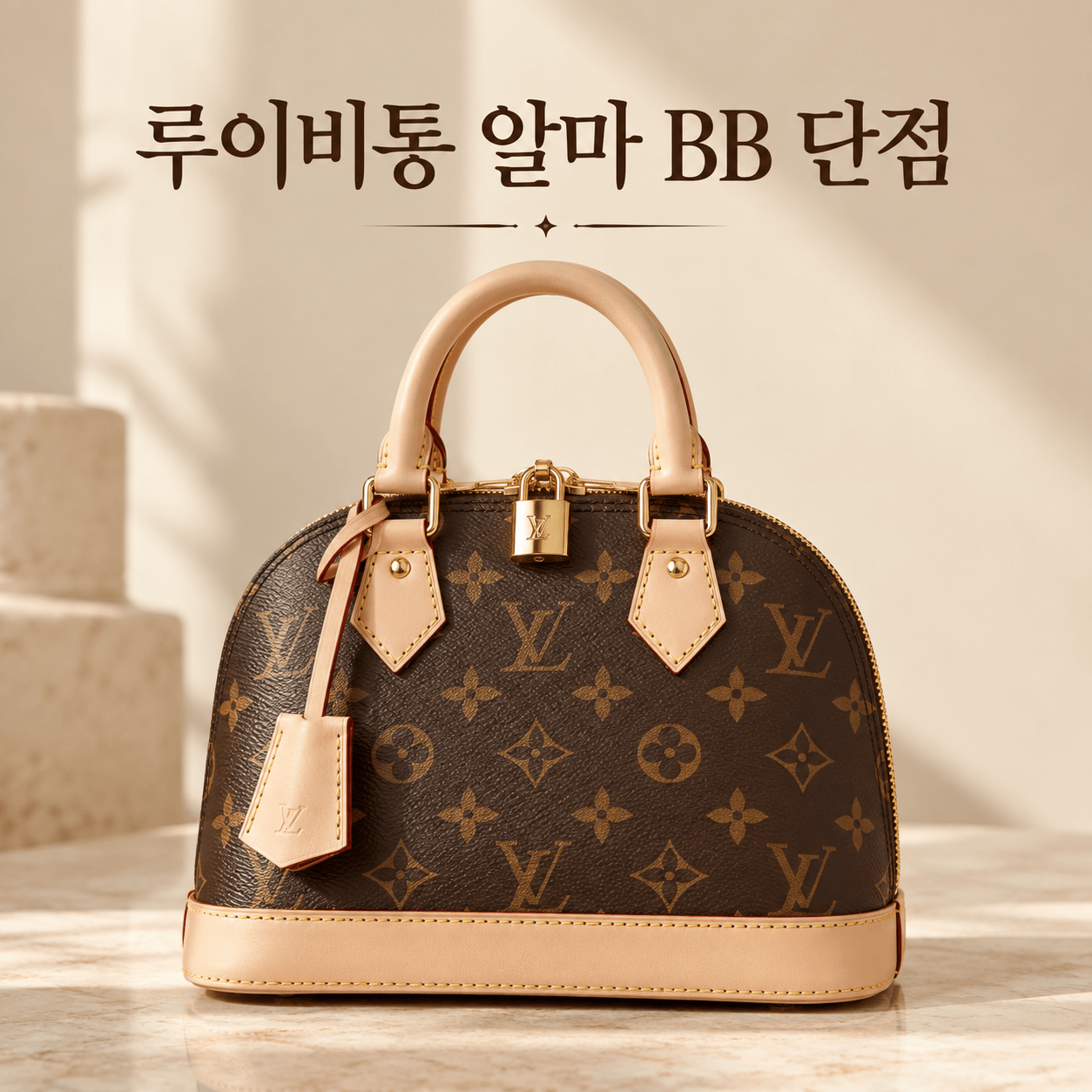 루이비통 알마 BB 단점