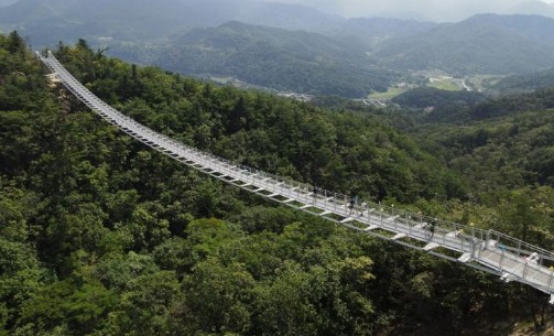 경기도 가평군 조종면 운악산 출렁다리