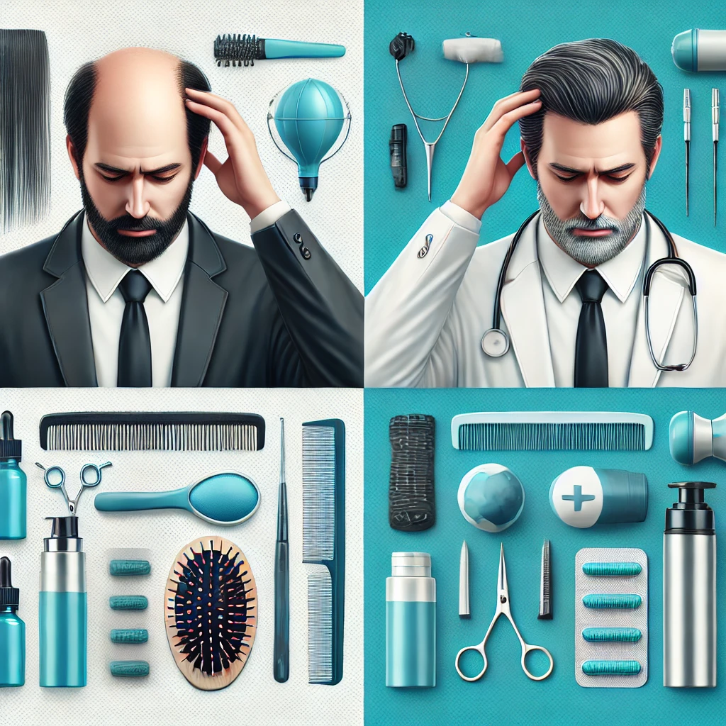 남성 탈모 관리 : 예방과 치료 방법