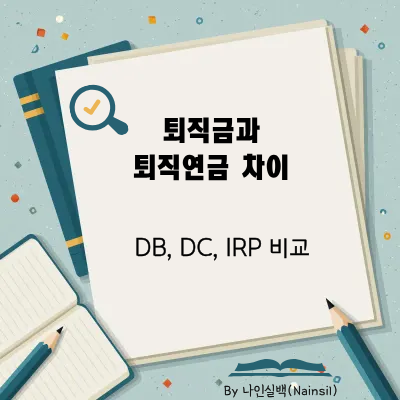 퇴직금과 퇴직연금 차이