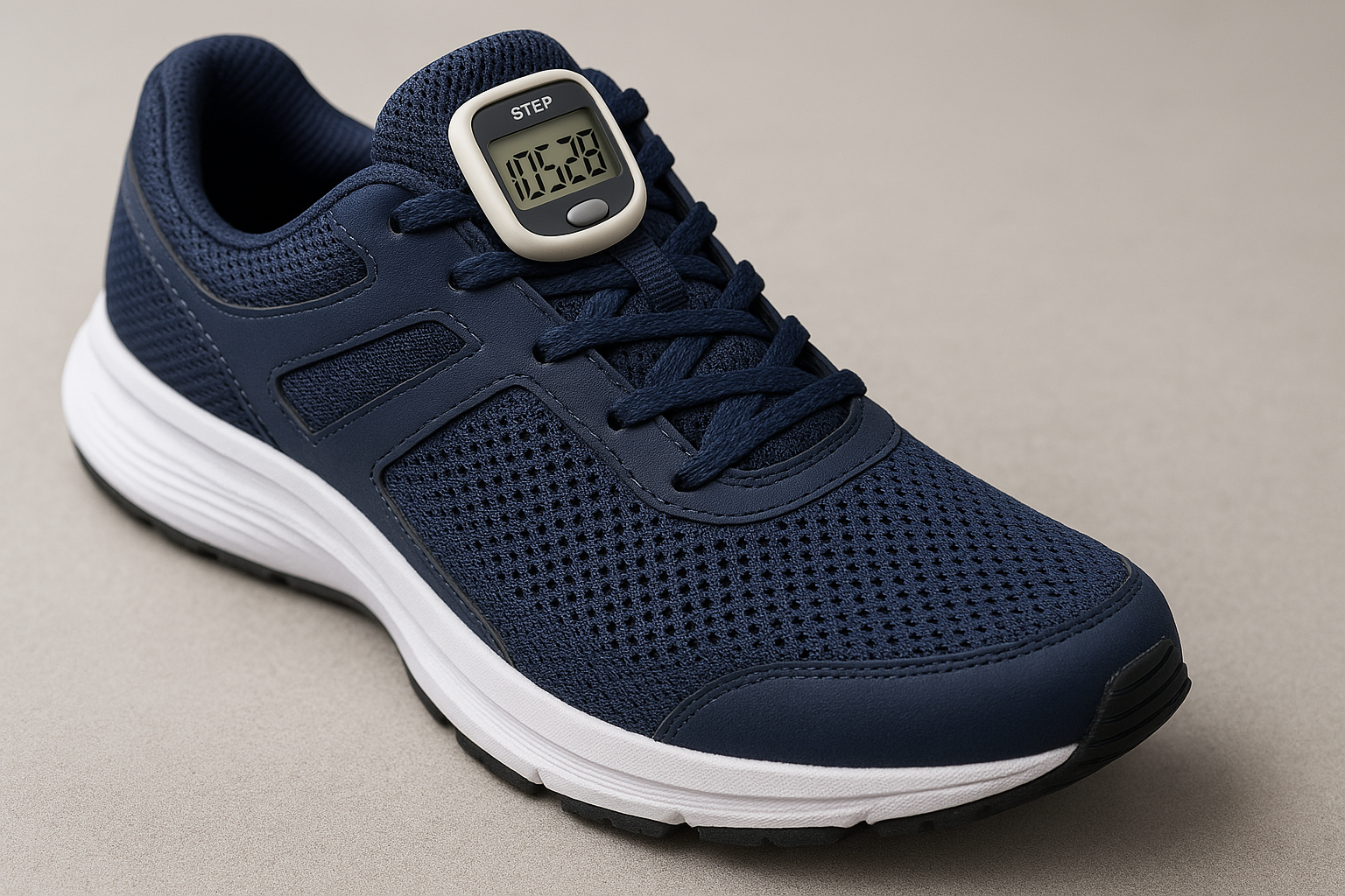 만보기가 있는 운동화 이미지