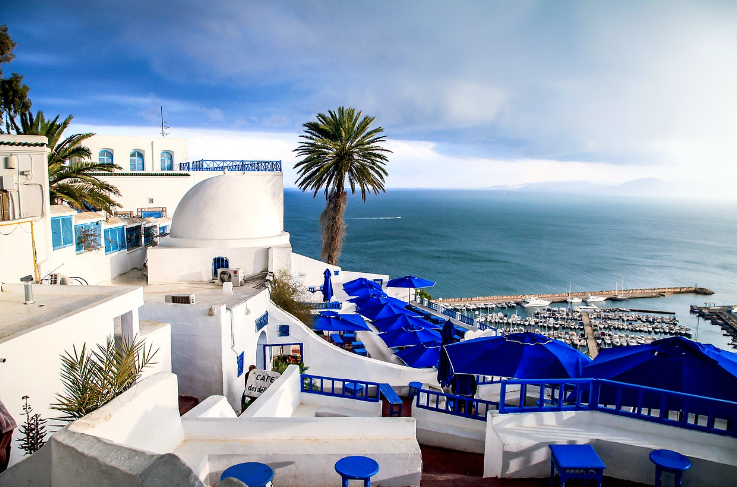 튀니지 해변 사진