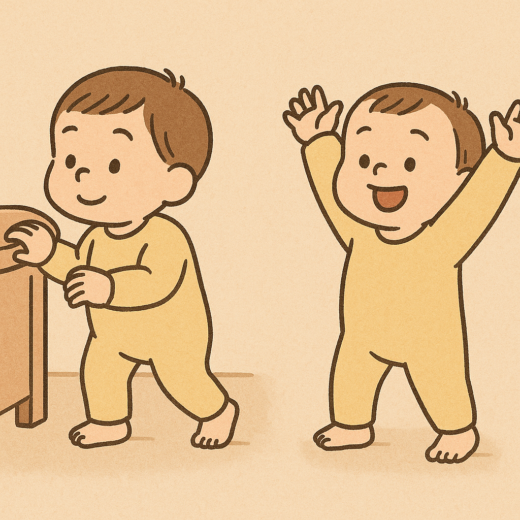 아기 언제 걸을까? 까치발 걷기 괜찮을까?