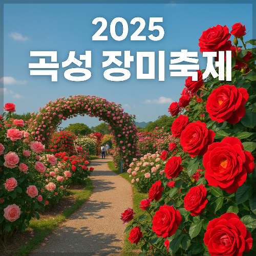 곡성 장미축제 2025, 프로그램, 입장권, 교통, 숙박