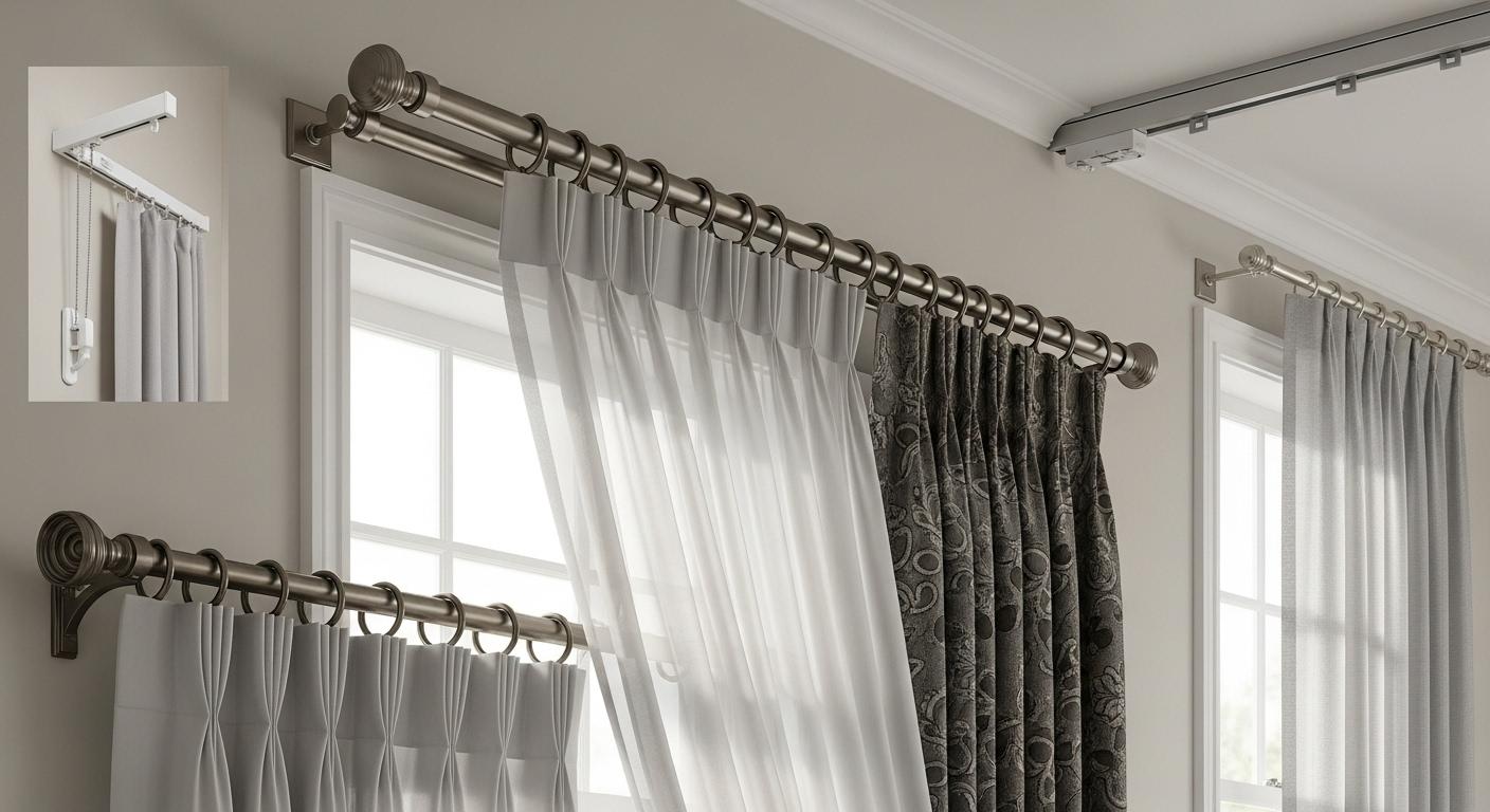 커튼 레일 종류