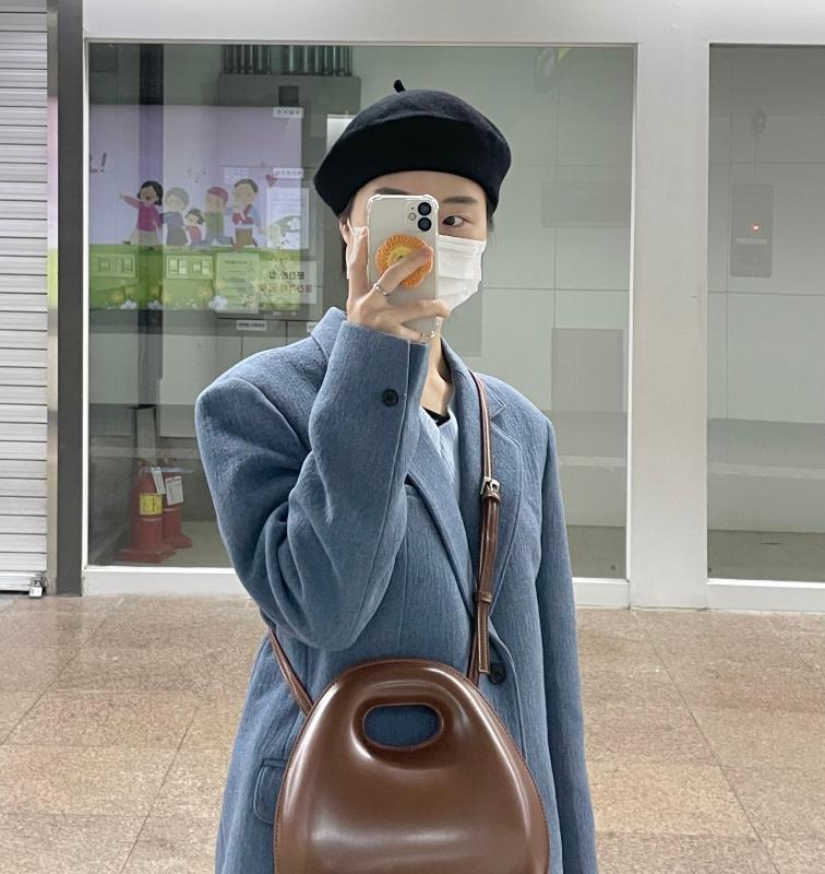 유네네 코웰 울자켓 / 오버핏자켓 겨울자켓 보이프렌드