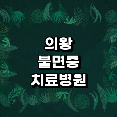 의왕시 불면증